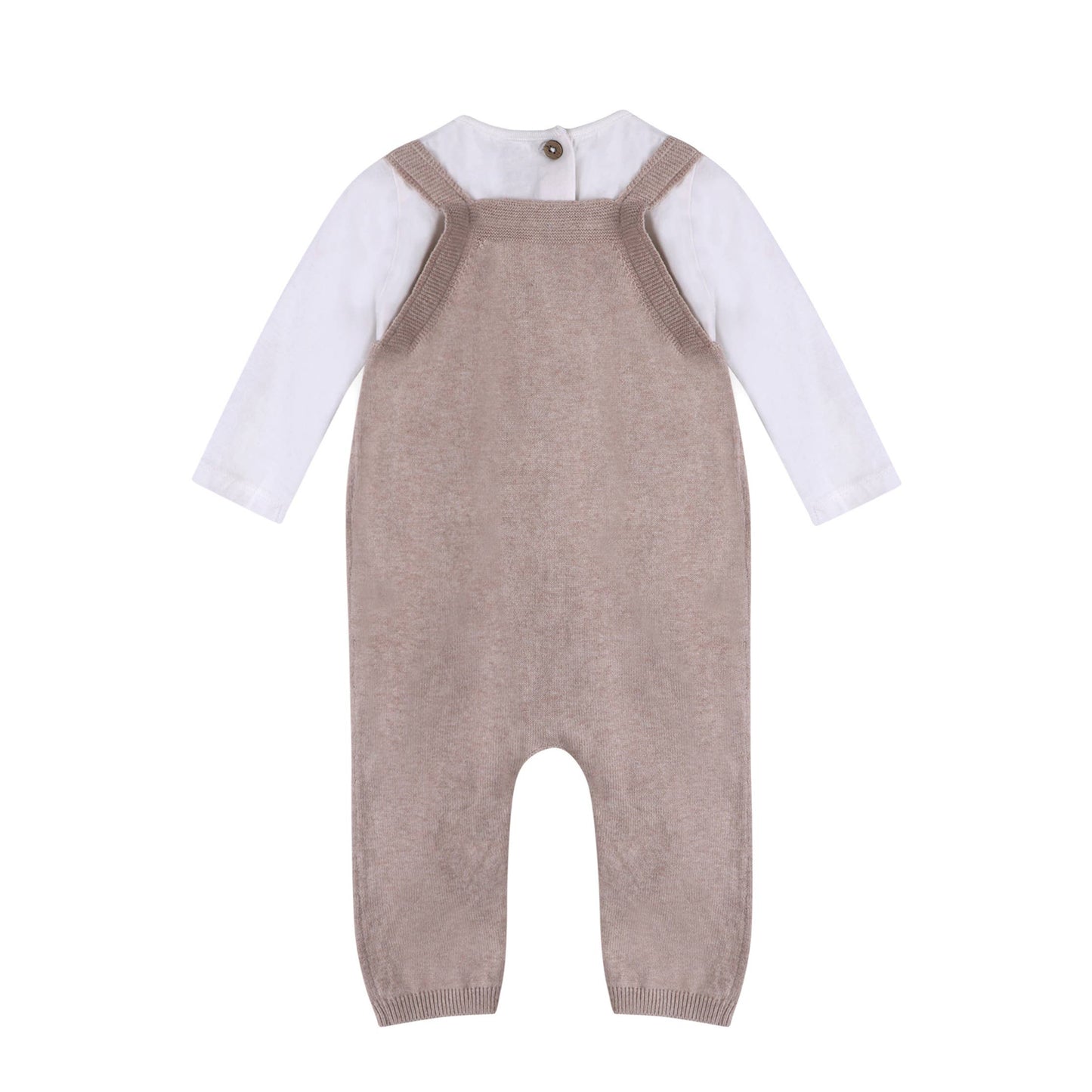 Horse Pocket Baby Organic Knit Set