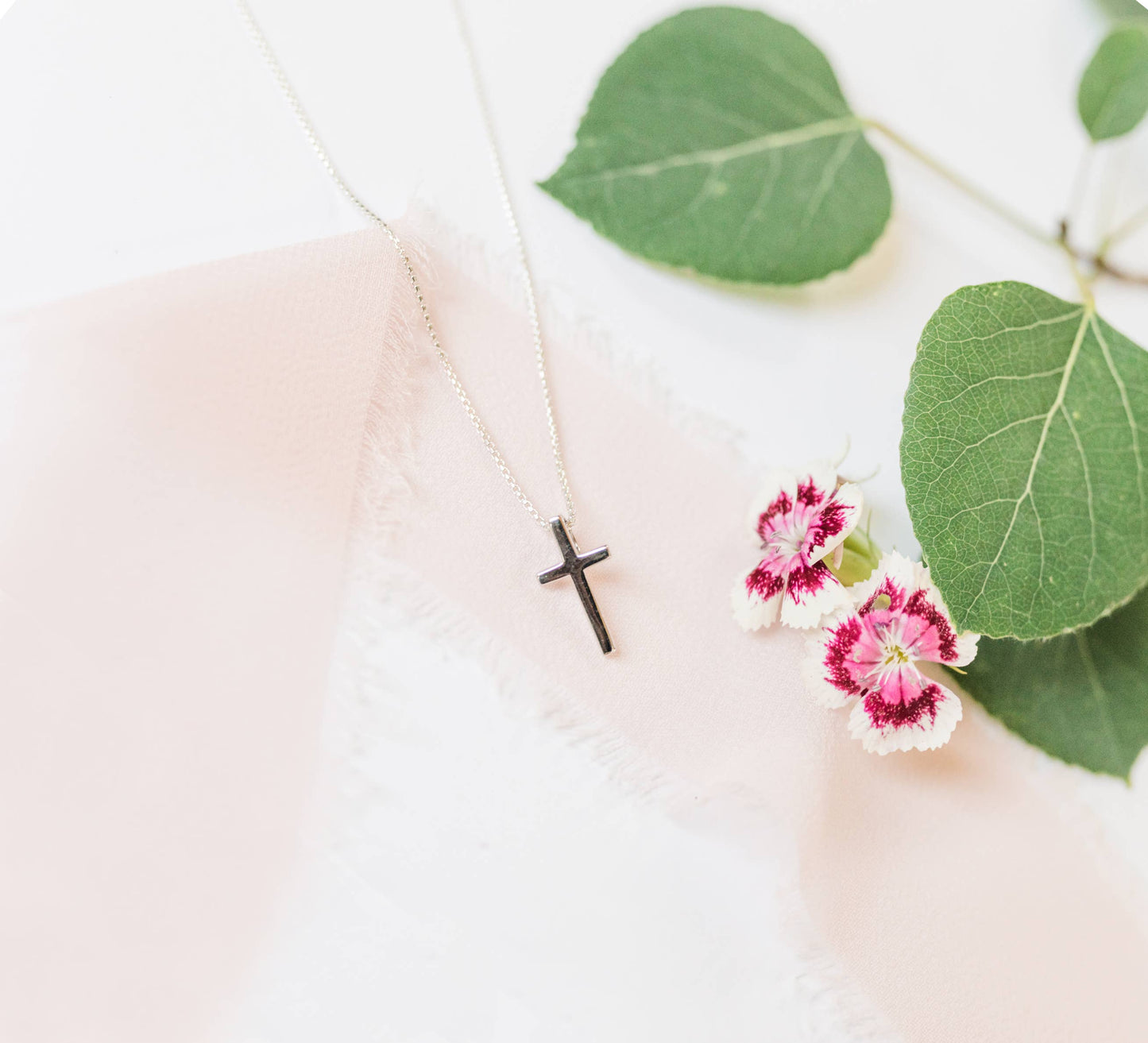 Sterling Silver Cross Necklace