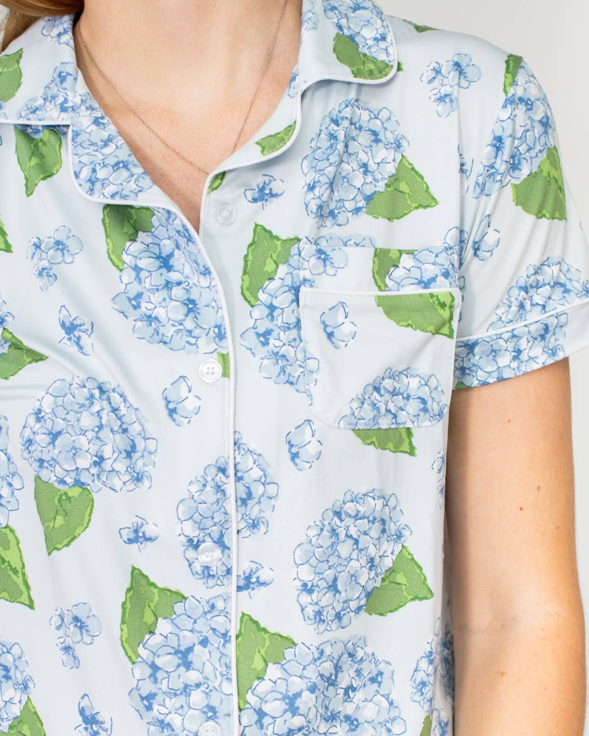 Hydrangea Ladies PJ Set