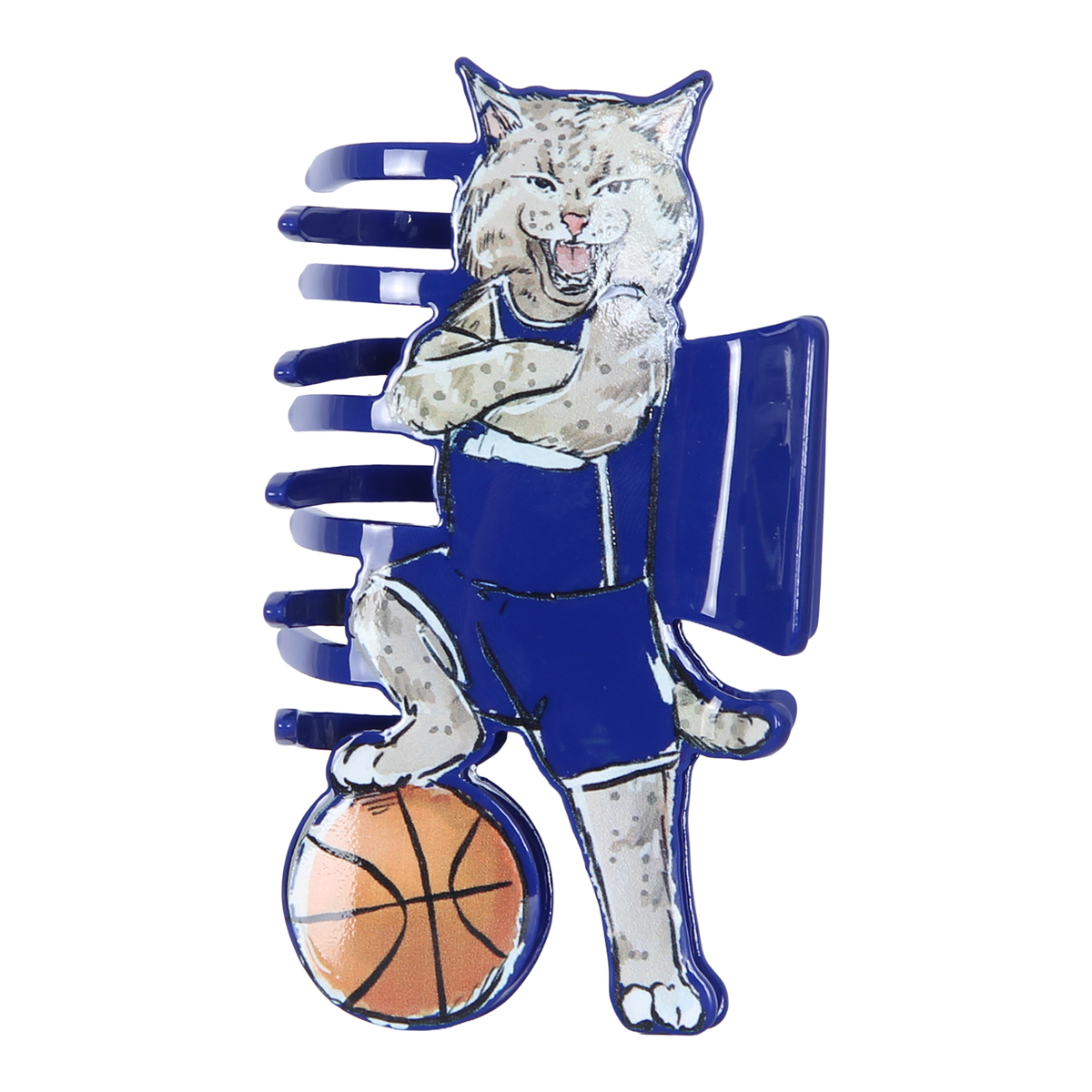 Basketball Wildcat Hair Clip