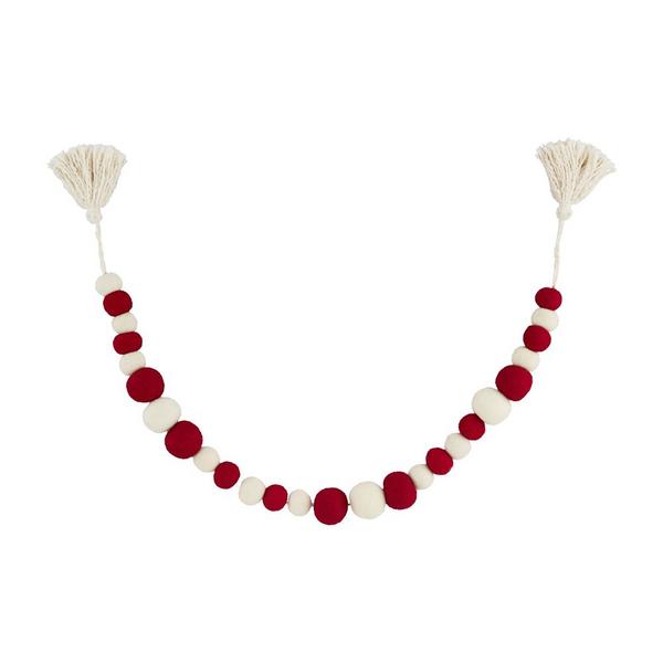 Large Felt Tassel Garland
