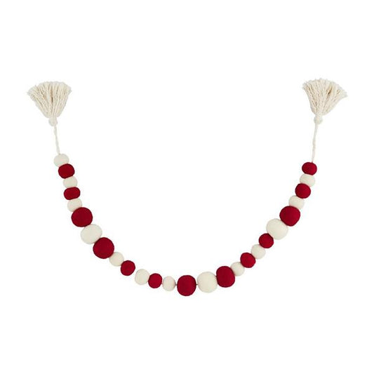 Large Felt Tassel Garland