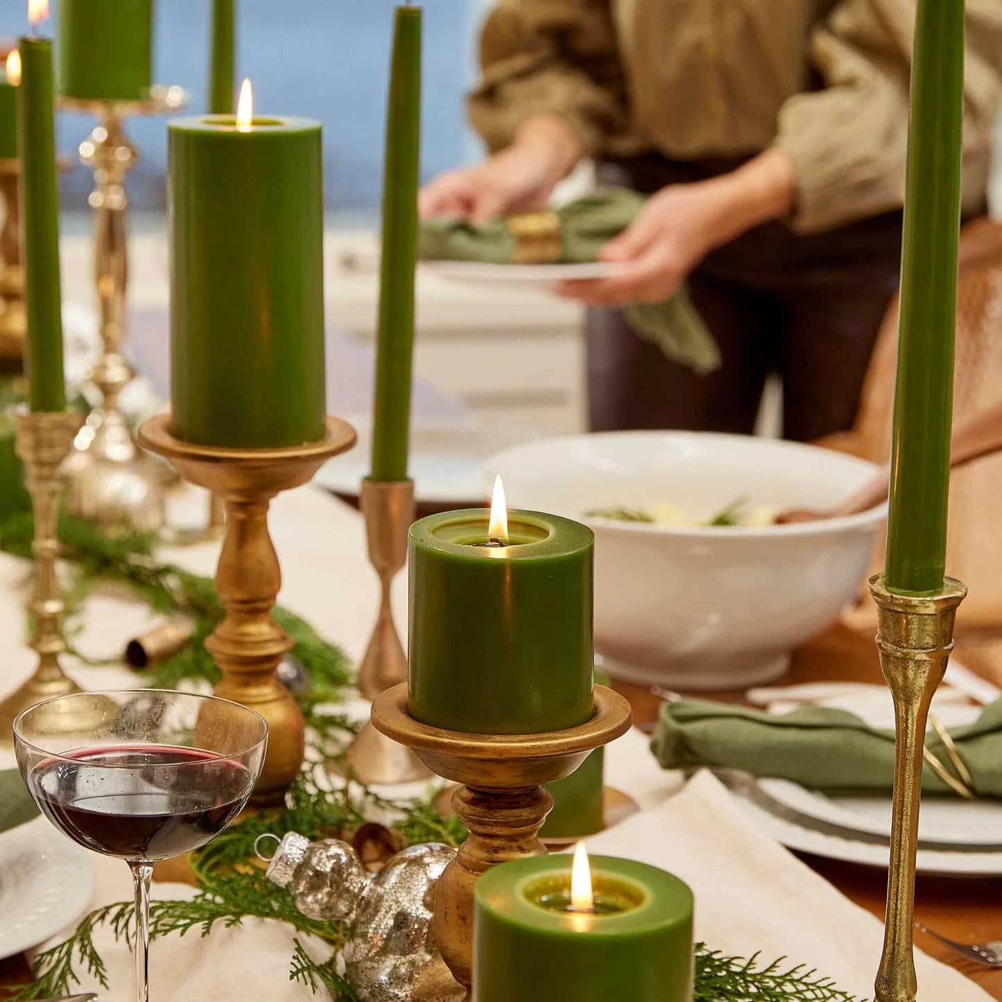 Frasier Fir Pillar Candle 3x3