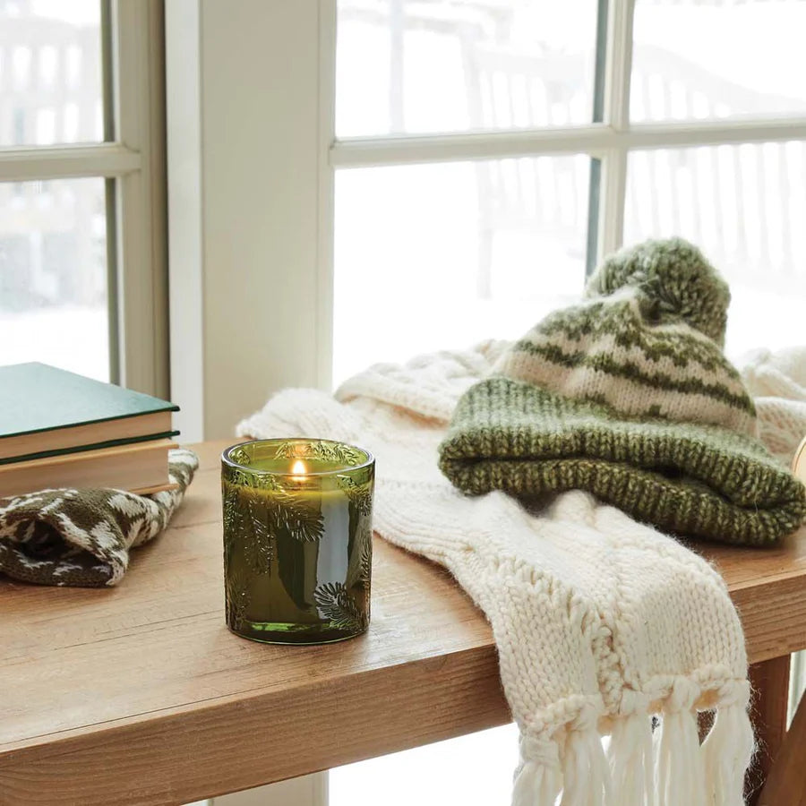 Frasier Fir Candle Molded Glass