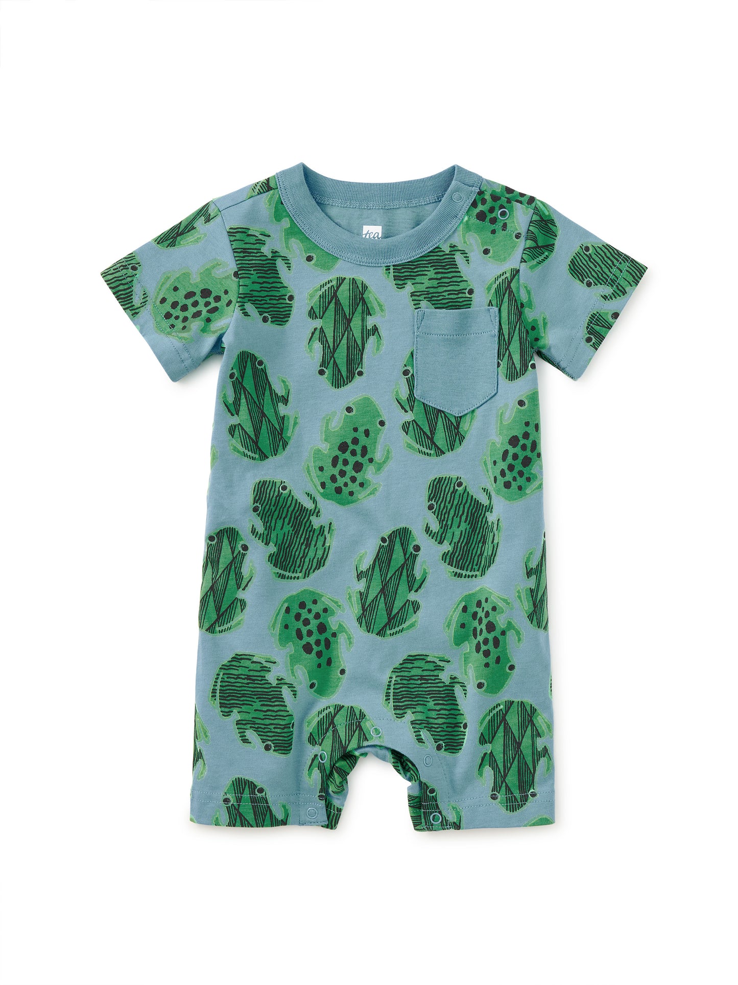 Frog Pocket Romper