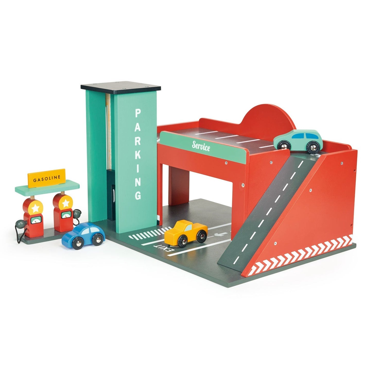 Wooden Gas Station