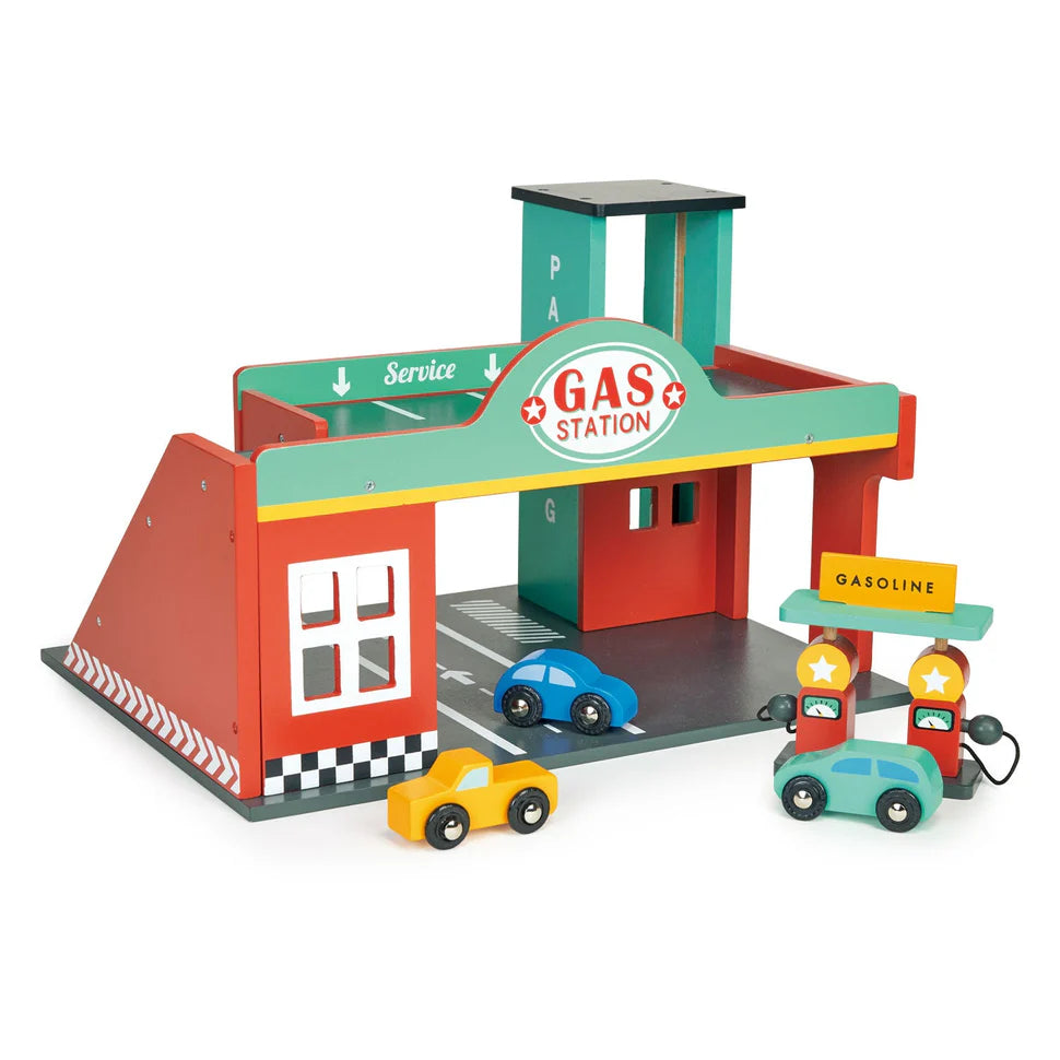 Wooden Gas Station