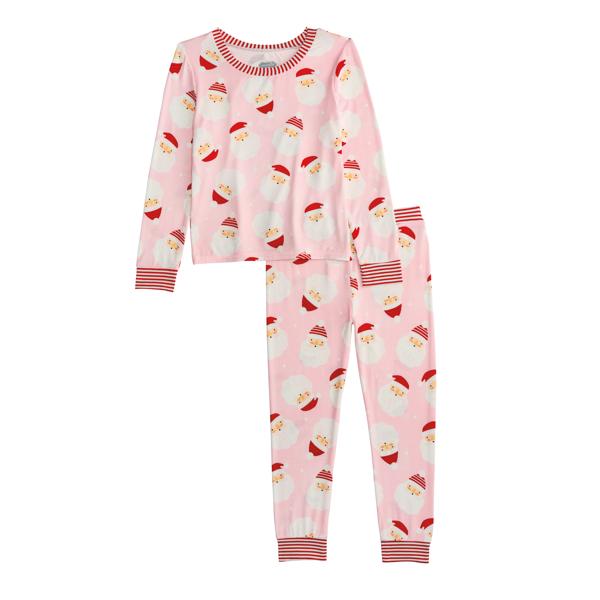 Santa Glow Pajamas Pink