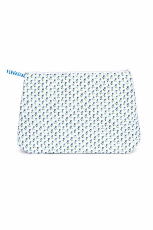 Large Abide Floral Cosmetic Bag