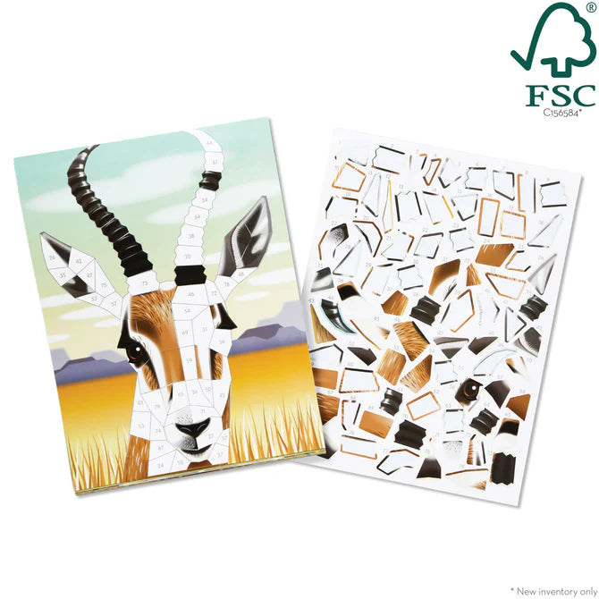 Mosaic Sticker Pad Safari