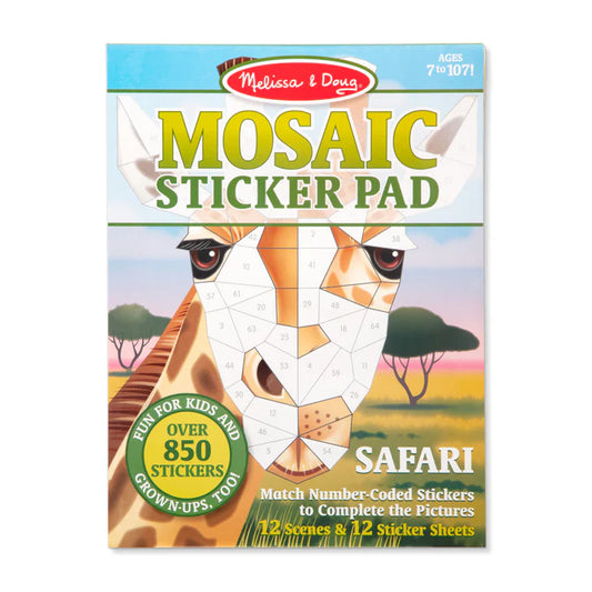 Mosaic Sticker Pad Safari