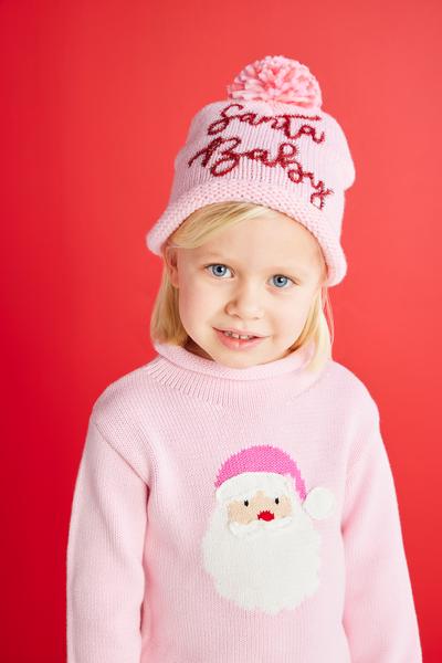 Girl Santa Rollneck Sweater
