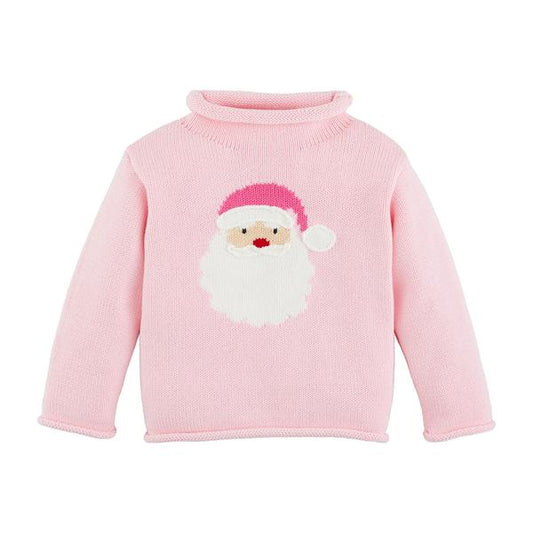 Girl Santa Rollneck Sweater