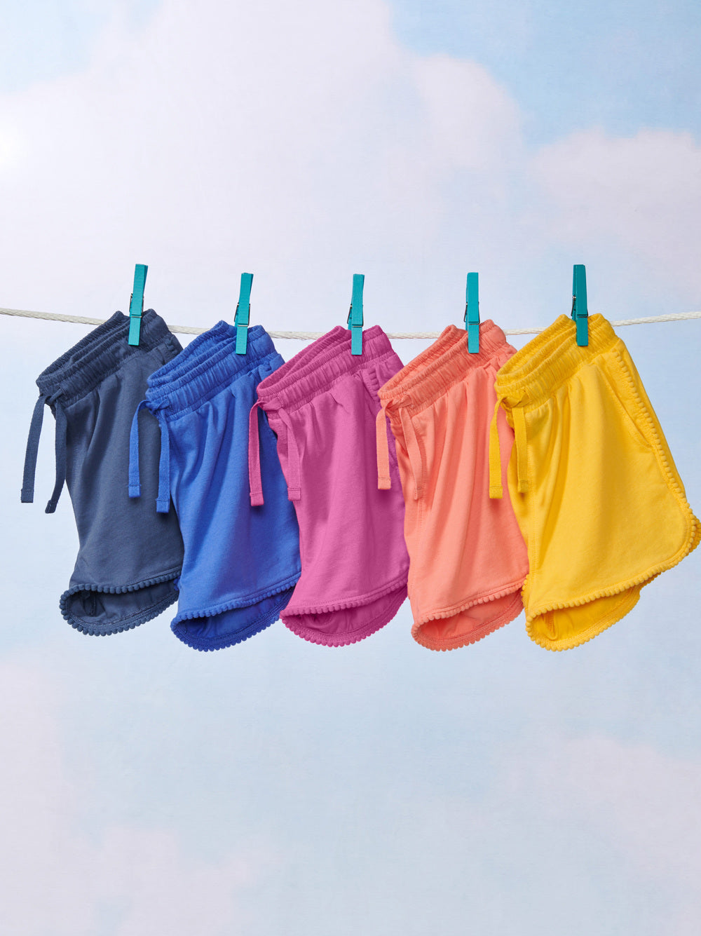 Pom-Pom Trim Shorts