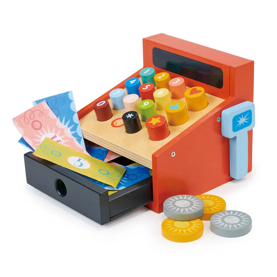 Wooden Cash Register