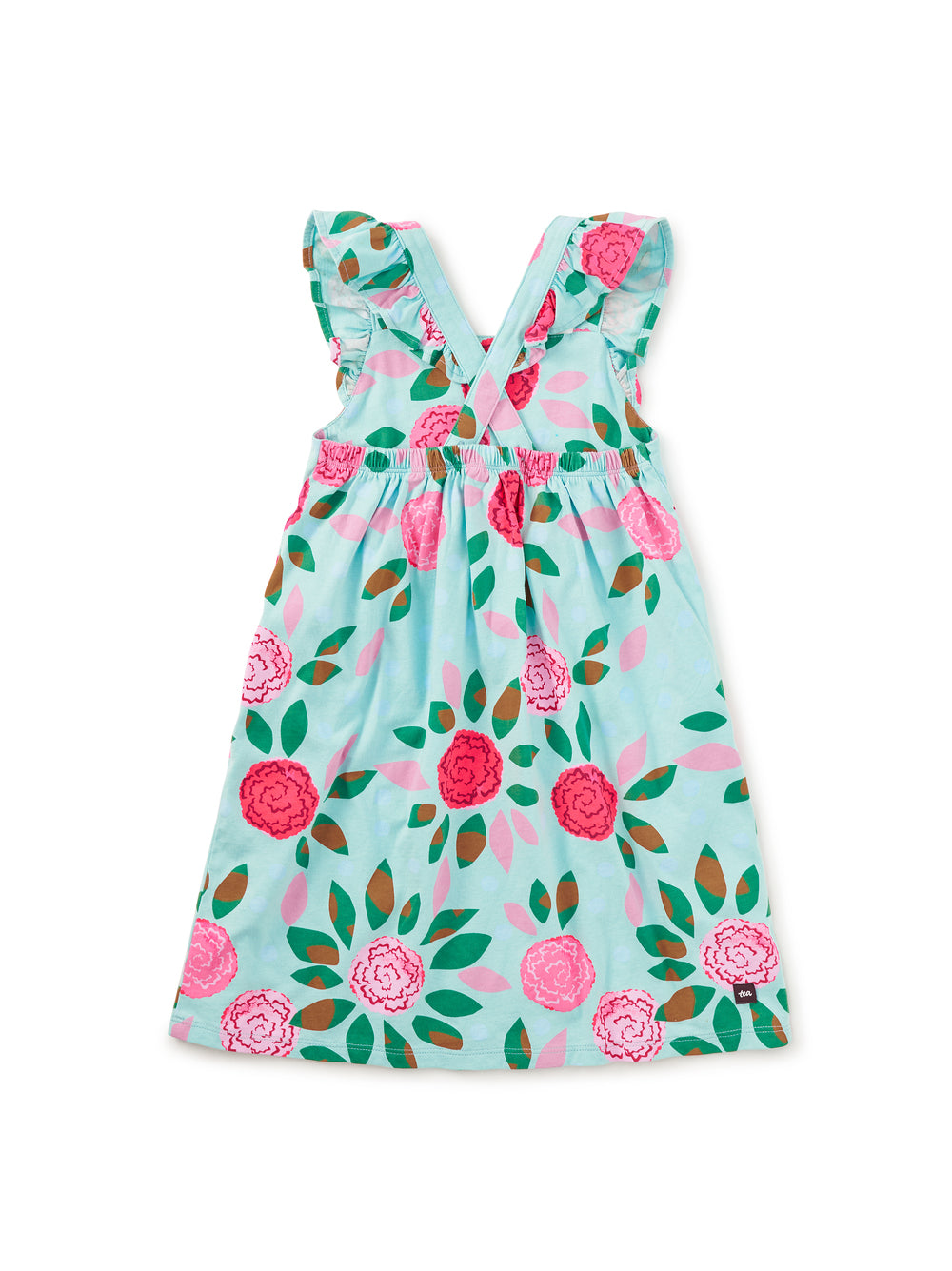 Ruffle Strap Floral Dress
