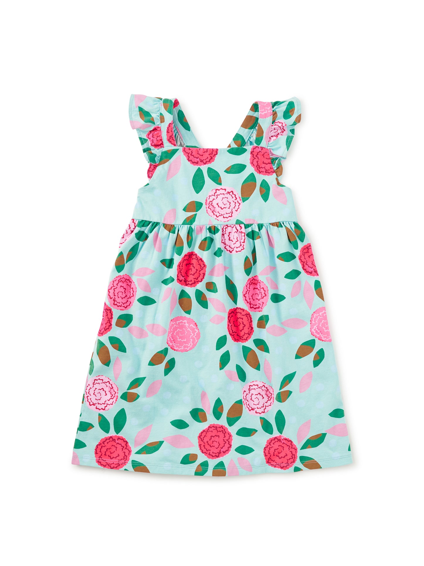 Ruffle Strap Floral Dress