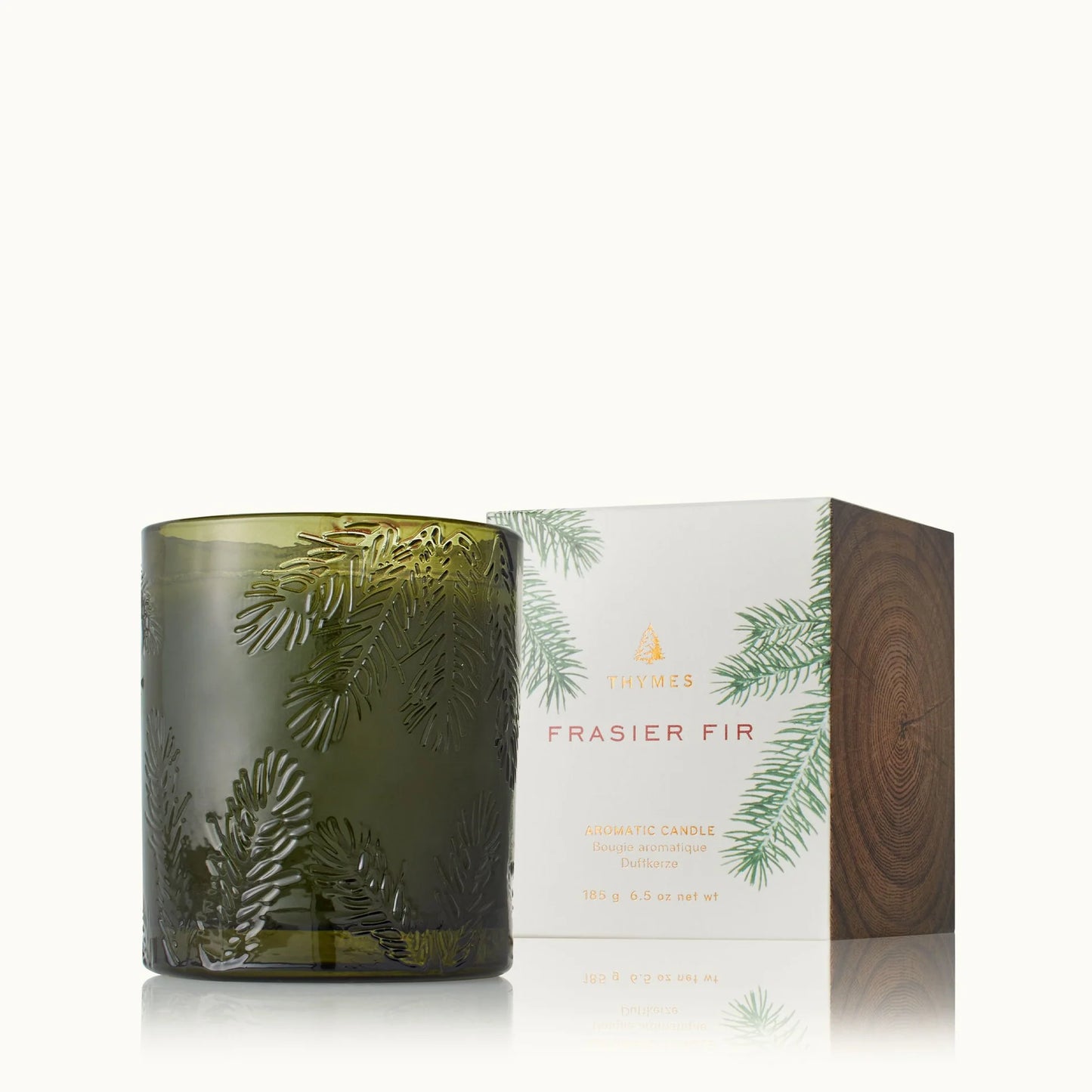 Frasier Fir Candle Molded Glass