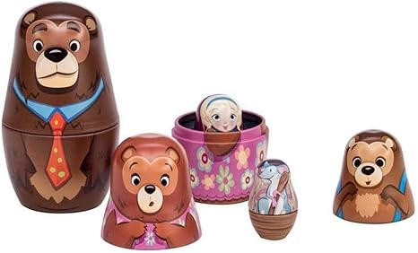 Tin Nesting Dolls Goldilocks
