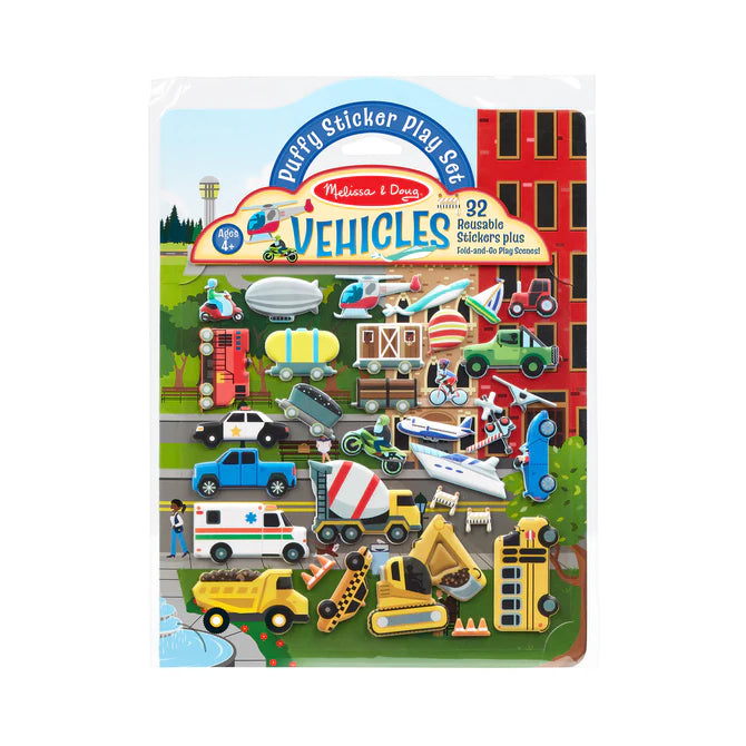 Puffy Sticker Vehicles
